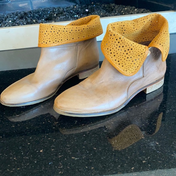 Shoes - Italian leather booties.